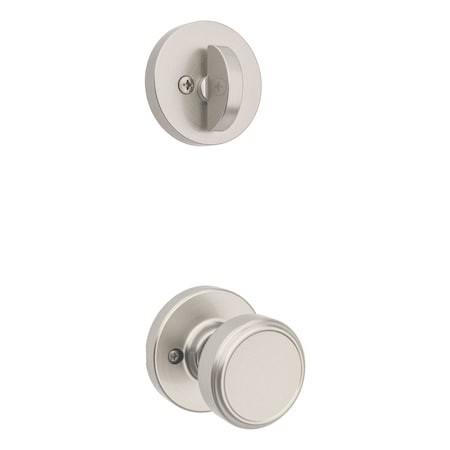 Kwikset Residential Handlesets Single Cylinder Reversible Satin Nickel 966MNKRDT-15.UNIV