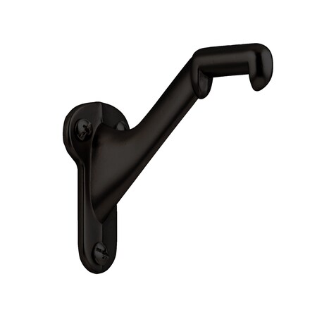 Geo 1-1/4" x 2-7/8" Handrail Bracket Matte Black Finish GBH-HB3-MB