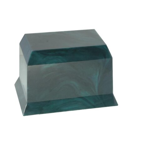 Fasttrack2Fitness Cultured Onyx Cremation Columbia Adult Urn, Malachite FA2044573