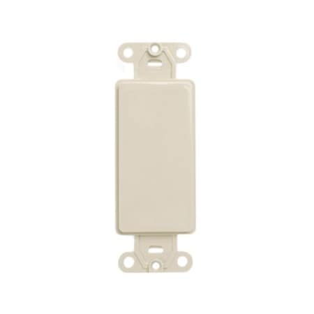 Leviton Decora Ivory 1 gang Nylon Decorator Wall Plate 1 pk 80414-00I