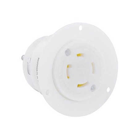 Leviton Industrial Grade Flanged Outlet 30 Amp, 250 Volt 3-Phase 2726