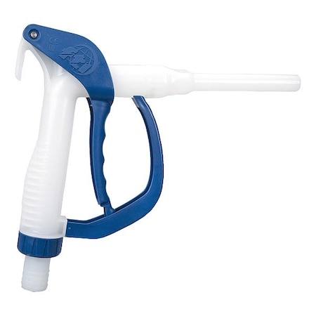 Finish Thompson DrumPumpNozzle, Wht, 6-1/2inPVDFSpout 111030-23