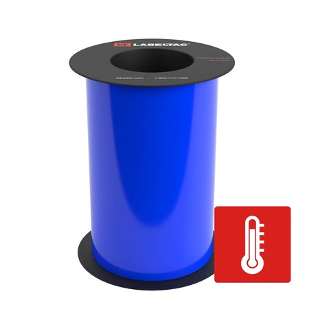 Labeltac High Temperature Supply 8in x 75ft LT9, Blue LT807HT-C