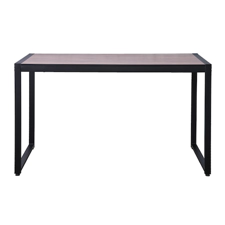 Homeroots 50" Brown and Black Computer Desk 404134