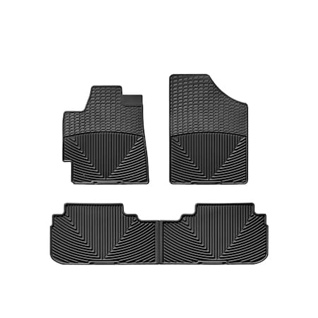 Weathertech Black, Front and Rear All Weather Floor Mats WTCB086121