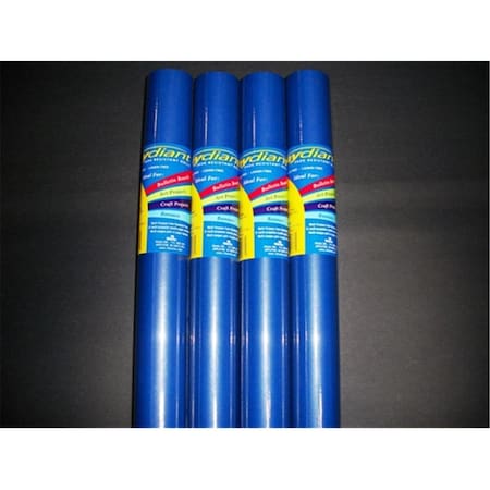 Riteco Raydiant Fade Resistant Art Rolls Dark Blue 48 In. X 50 Ft. 4 Pack, 4PK 80087