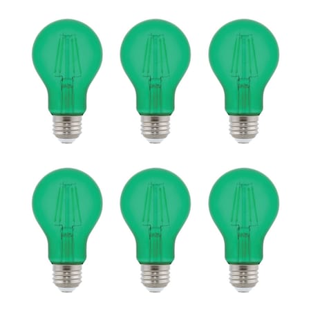 Westinghouse 4.5W 40W Eq. Green A19 Filament LED Light Bulb, Medium Base, 6PK 5331020