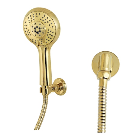 Kingston Brass Multi-Function Hand Shower Kit, Polished Brass KX1542SE