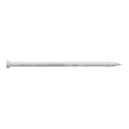Simpson Strong-Tie Screw, No 7 Thread, 3 in L, Serrated Thread, Trim Head, 6-Lobe Drive FT07300R100W