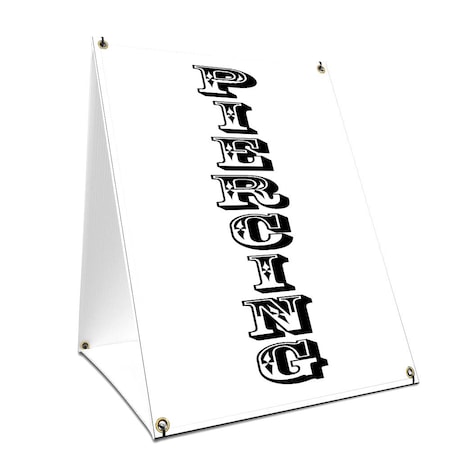 Signmission Piercing Vertical, 24 Inch x 18 Inch A-frame Yard Sign, Plastic Sign SBC-1824-Piercing Vertical