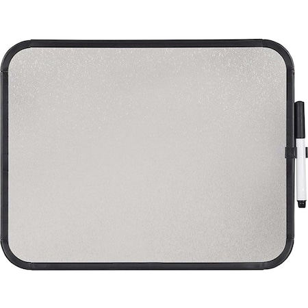 Bi-Silque MasterVisi, Magnetic Dry Erase Board, 11 X 14, Black Plastic Frame CLK020402