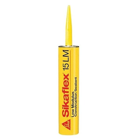 Sika Polyurethane Sealant, 10 oz, Cartridge, Gray, Polyurethane Base, Sikaflex 15 LM 442143
