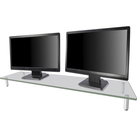 Kantek Glass Monitor Riser, Clear KTKMS380