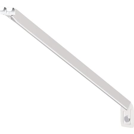 Closetmaid Support Bracket, 12 in L, 2 in H, Steel 1164XBJ
