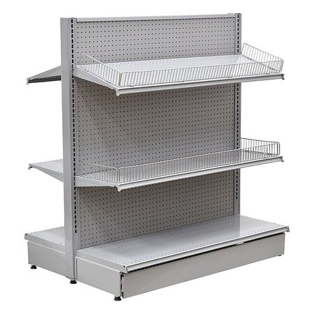 Specialty Store Services Add-On Unit, Gry, 72 in H, 48 in W 1498GR