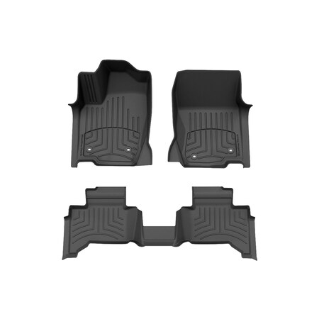 Weathertech Black, Front and Rear FloorLiner HP 441874-1-2IM