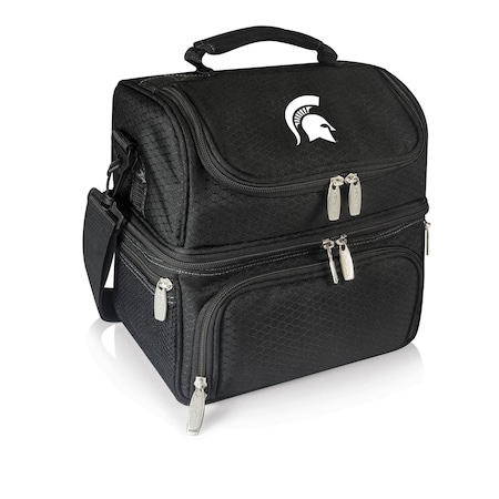 Picnic Time Family Of Brands NCAA Michigan State Spartans Pranzo Lunch Bag - Insulated Lunch Box with Picnic Set 512-80-175-354-0