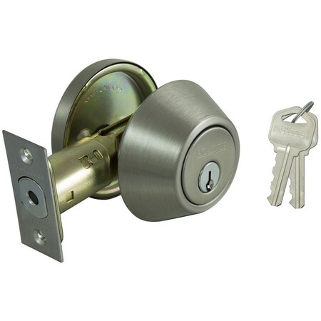 Prosource Keypad Lever Set, 3 Grade, Satin Nickel, 2-3/8 to 2-3/4 in Backset, KW1 Keyway DBP1V-PS