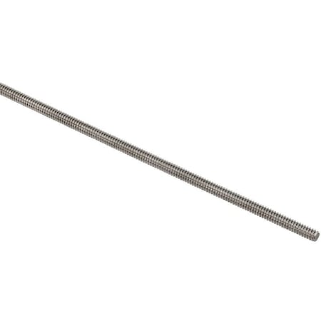 Stanley 4002BC Series Threaded Rod, 1420 in Thread, 36 in L, Coarse Grade, Stainless Steel N218-214