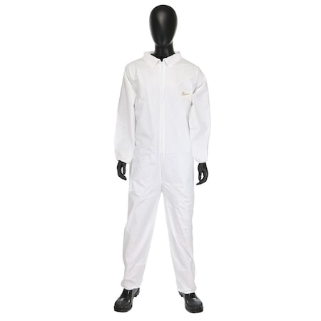 Pip PosiWear BA Coverall, Elastic Wrist & Ankle, 58 gsm, 25PK 3602/XL