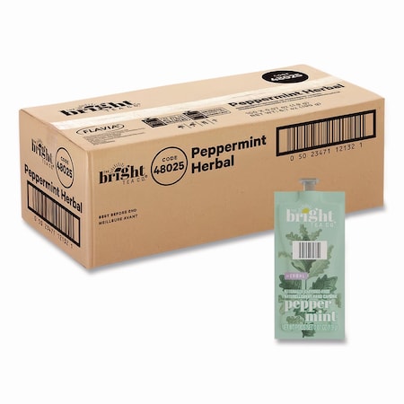 The Bright Tea Co Tea Freshpack Pods, Peppermint Herbal, 0.07 oz, 100PK MDRB505