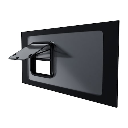 Brixwell 1410mm x 666mm ProMaster Van Glass Window, Driver 1st Slider with Single Awning with One Fly Screen RAWS001L