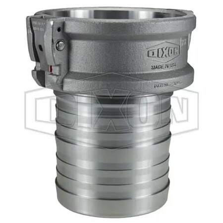 Dixon EZLink Type C Armless Cam and Groove Coupling, 1-1/2 in Nominal, Coupler x Hose Shank End Style, A3 EZL150-C-AL