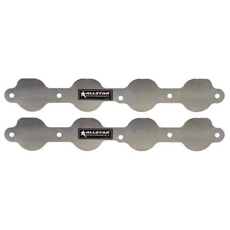 Allstar Performance Block Off Plates LS Engine Exhaust, Natural ALL34218