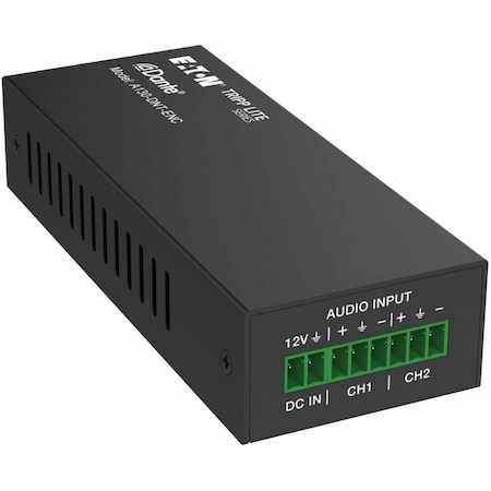 Eaton TRIPP LITE SERIES DANTE 2-CHANNEL ANALOG AUDIO ENCODER WITH POE, 100M PCM 2.0 44 A130-DNT-ENC