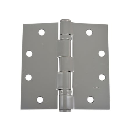 Stanley Security Five Knuckle Ball Bearing Hinge 4 1/2inx4 1/2in, Steel, Full Mortise, Std Weight, Primed Finish FBB179 4-1/2X4-1/2 P