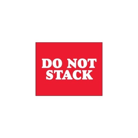 Bubblefast 8 x 10'' - ''Do Not Stack'' Labels BFDL1628