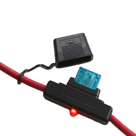 Optifuse In-Line for Maxi Blade - LED, 6AWG 60A LPX-04B-I-6R