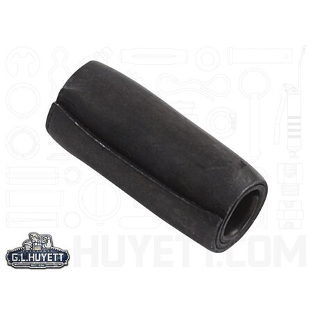 Huyett Coiled Spring Pin, Standard Duty, High Carbon Steel, 0.109 in Dia x 0.250 in L SPC-109-0250