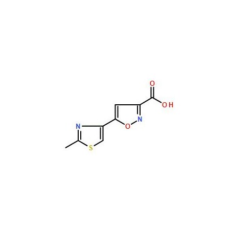 Ak Scientific 5-(2-Methyl-1, 3-thiazol-4-yl)-3-isoxazolecarboxylic acid (100mg), CAS 368870-05-7 Y8892-100mg