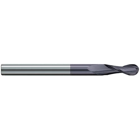 Garr Tool Ball End Mill, Center Cutting Extra Length Single End, Series: 740MA, 6 mm Diameter Cutter 97137