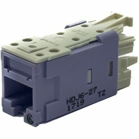 Ortronics HD JACK CAT6 CLARITY, T568A/B HDJ6-27