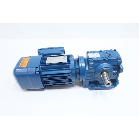 Sew Eurodrive GEARMOTOR 90RPM 3/4HP 1IN 460V-AC 3PH S47DRS71M4BE1HR/DH