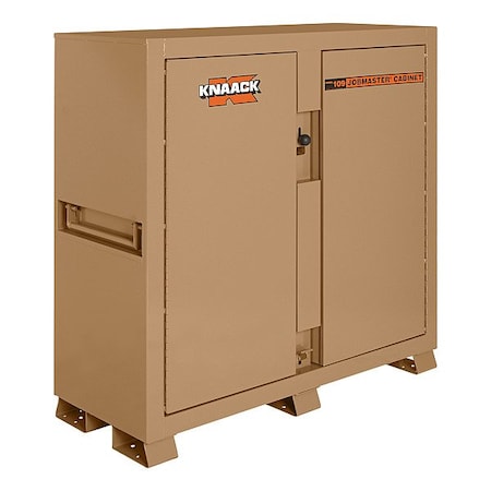 Knaack Jobsite Cabinet, Tan, 60x60x24 in, 1PK 109-KL