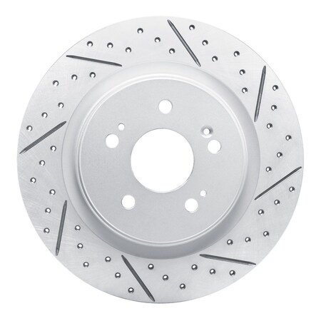Dynamic Friction Co DFC Geoperformance Rotor - Drilled and Slotted 830-59066R