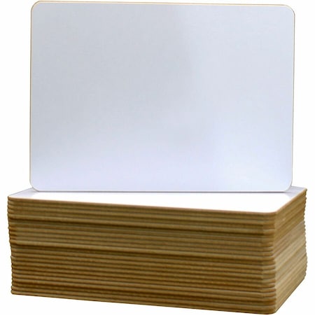 Flipside Single-Sided White Dry Erase Boards, 9.5in. x 12in., 24PK 12064