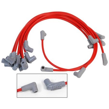 Powerplay 31419 Spark Plug Wire Set, Red PO369639