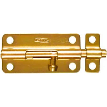 Eat-In N151-688 4 in. Dull Brass Finish Barrel Bolt EA599988