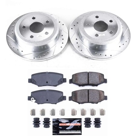 Powerstop REAR 1 CLICK BRAKE KIT W/ HARDWARE K3090