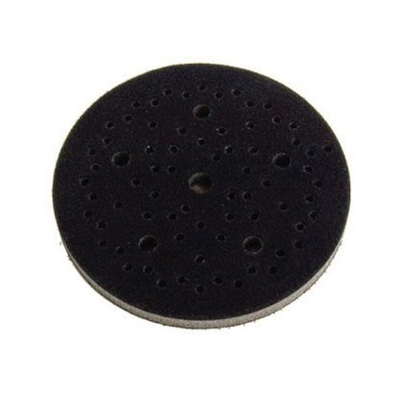 Mirka Abrasives Grip Faced Interface Pad, 5 in Dia x 3/8 in THK, Hook and Loop Attachment 9155