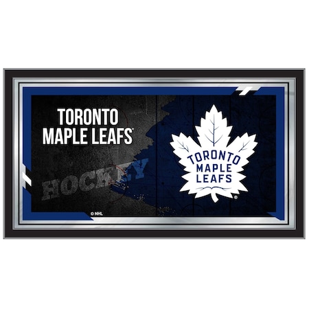 Holland Bar Stool Co Toronto Maple Leafs 15" x 26" Hockey Collector Mirror by Holland Bar Stool Company MColTorMpl