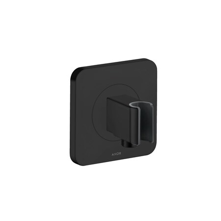 Axor Citterio E Handshower Holder with Outlet 5" x 5" in Matte Black 36724671