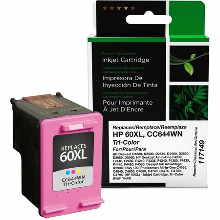 Clover Imaging Group Imaging Remanufactured High Yield Tri-Color Ink Cartridge 117149
