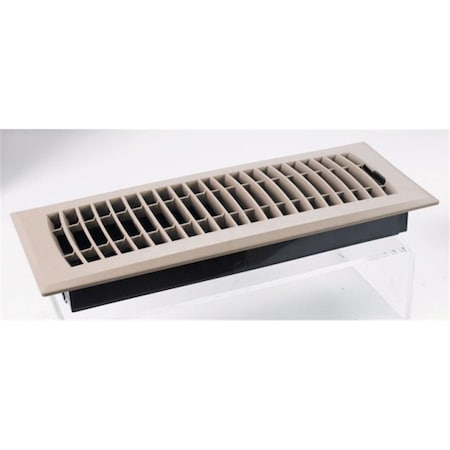 Cool Kitchen C160MBP04X10 Plastic Floor Register Taupe - 10 x 4 in. CO2741572