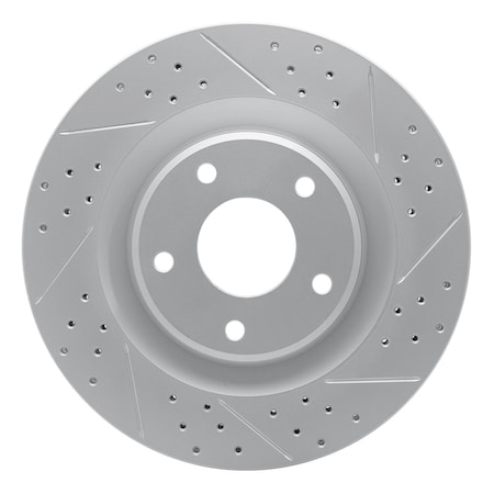 Dynamic Friction Co DFC Geoperformance Rotor - Drilled and Slotted 830-46018R