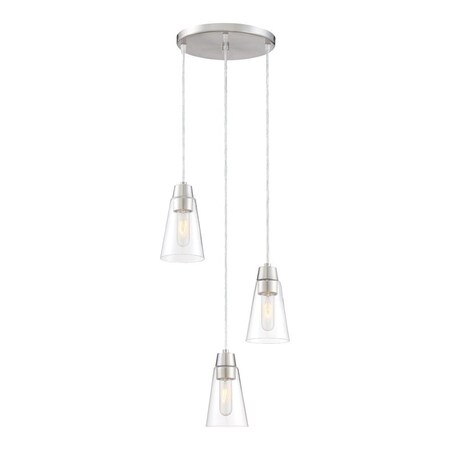 Designers Fountain 3 Light Mini Pendant 87830-3-SP